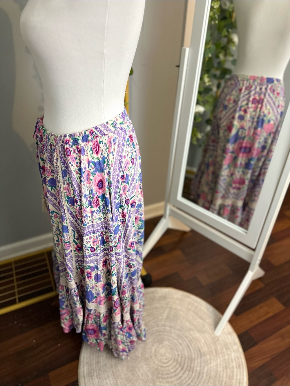 Spell Babushka Maxi Skirt in Lavender - Picture 6 of 14